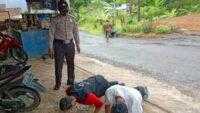 Keciduk Tak Pakai Masker, Beruntung Warga Dayeuhluhur ini hanya Diminta Push Up