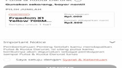 Aneh, Kuota Indosat Unlimited Hilang Berganti Kuota Harian