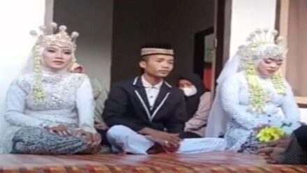 Viral, Pria Asal NTB ini Nikahi 2 Wanita Sekaligus