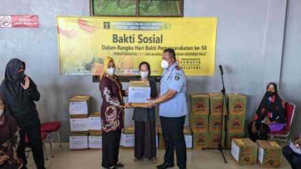 Bakti Sosial dalam Rangka Hari Bakti Pemasyarakatan Ke-58 diikuti oleh Bapas Nusakambangan