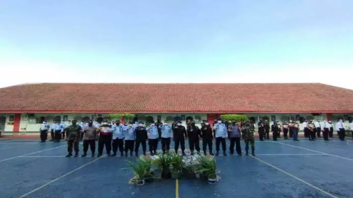 bapas nusakambangan bersama ikuti giat sidak lapas kelas IIb cilacap