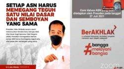 Bapas Nusakambangan Ikuti Kegiatan Sosialisasi Tata Nilai ASN BerAKHLAK