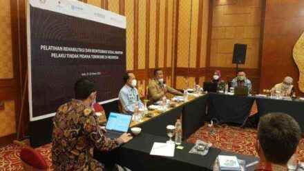 Bapas Nusakambangan Mengikuti Pelatihan Rehabilitasi Dan Reintegrasi Sosial Bagi Mantan Pelaku Tindak Pidana Terorisme