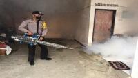 PSN dengan Fogging Dilakukan Anggota Polsek Kalimanah Purbalingga