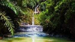 Curant Penganten Waterfall Tourism in Karangpucung Cilacap