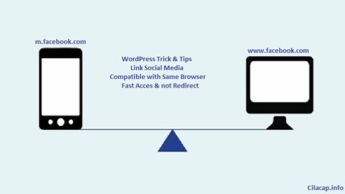 illustration social media link access same browser