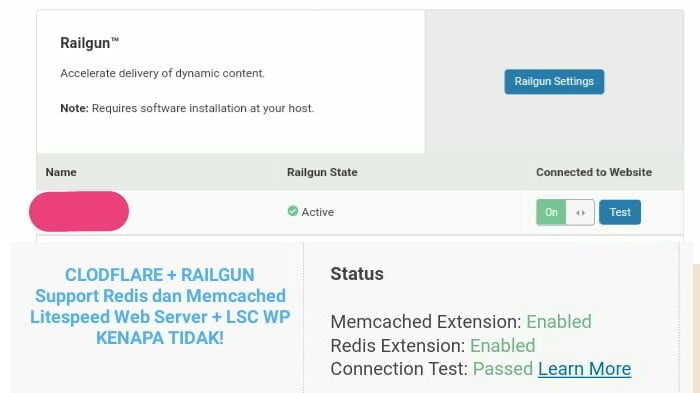 ilustrasi hosting support cloudflare railgun redis memcached dan lsc wp