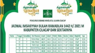 Ini Dia Jadwal Imsakiyah Resmi dari PCNU Cilacap