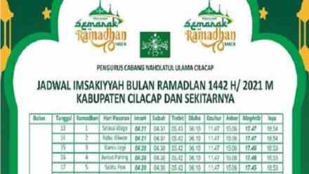 Ini Dia Jadwal Imsakiyah Resmi dari PCNU Cilacap