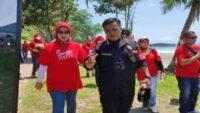 Kalapas High Risk Pasir Putih Dampingi Kanwil Kemenhumham DIY Study Banding di Nusakambangan