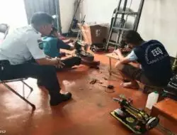 Kasubsi Bimker Lapas Cilacap awasi Kegiatan Perawatan Peralatan Kerja