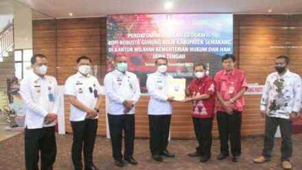 Kemenkumham Jateng Terima Pendaftaran Indikasi Geografis Kopi Robusta Gunung Kelir Pemkab Semarang