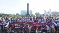 Hundreds of Cyclists from Kemenkumham Central Java Celebrate 72nd HBI Fun Bike