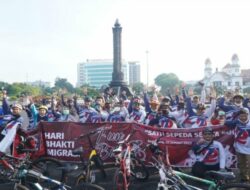 Hundreds of Cyclists from Kemenkumham Central Java Celebrate 72nd HBI Fun Bike