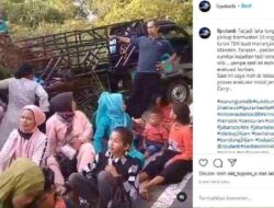 Innalillahi, Manjat Puncak Mandeh Pesisir Selatan Pick-up Bermuatan 16 Orang Mundur