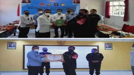 Lapas High Risk Pasir Putih dapatkan Dua Penghargaan Dari Direktur Jenderal Pemasyarakatan