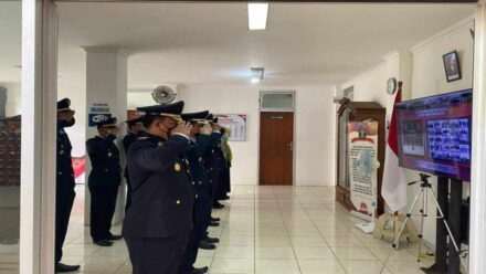 Lapas High Risk Pasir Putih Nusakambangan Ikuti Upacara Secara Virtual, Puncak Hari Bakti Pemasyarakatan Ke-58