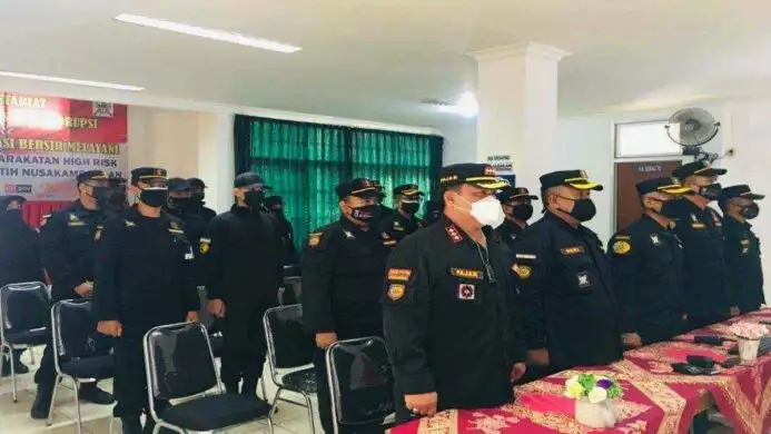 lapas high risk pasir putih nusakambangan mengikuti upacara hari kesaktian pancasila