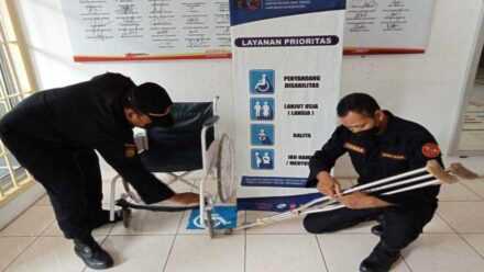 Lapas High Risk Pasir Putih Rutin Melakukan Pemeriksaan Sarana Disabilitas