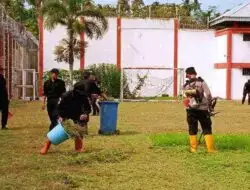 LAPAS HIGHRISK PASIR PUTIH LAKUKAN GIAT KEBERSIHAN RUTIN