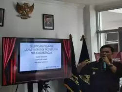 LAPAS KELAS IIA PASIR PUTIH NUSAKAMBANGAN LAKSANAKAN PELEPASAN PEGAWAI YANG AKAN BERPINDAH TUGAS
