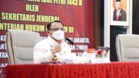 Libur Lebaran, Sekjen Kemenkumham: Cegah Deteni dan Warga Binaan Pemasyarakatan Kabur