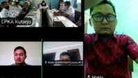 Manfaatkan Teknologi di Tengah Pandemi, Bapas NK Mengikuti Sidang TPP LPKA Kutoarjo
