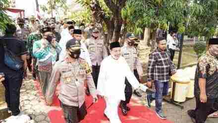 Habib Luthfi bin Yahya Silaturahmi Kebhinekaan dan Doa Bersama di Mapolres Banyumas