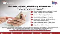 Member Vtube Catut Tokoh Masyarakat, dan Tokoh Agama, Ini Dia Ciri-Ciri Investasi Ilegal Menurut OJK