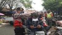Pemkab Brebes, Polres dan Koramil Gelar Pendisiplinan Protokol Kesehatan di Pasar Banjarharjo