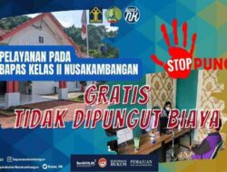 Pelayanan Bapas Nusakambangan 100% Gratis