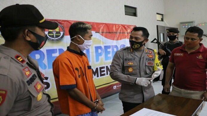 pemuda berinisial AG Ditangkap Polres Kebumen
