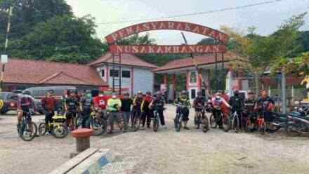 Perkuat Imun di Tengah Pandemi, UPT Pemasyarakatan se-Nusakambangan Gowes Bersama