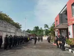 Petugas Lapas Pasir Putih Melaksanakan Tetap Disiplin di Masa Pandemi Covid-19