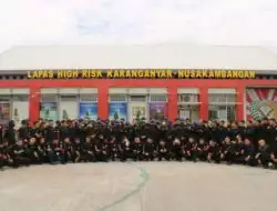 Pisah Sambut BKO Lapas Khusus Kelas IIA Karanganyar Nusakambangan