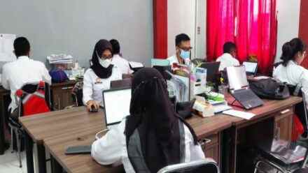 PK Bapas Kelas II Nusakambangan juga Melaksanakan Input Data