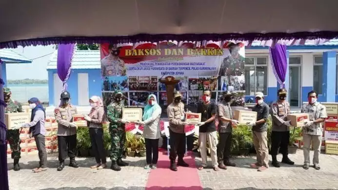 polda jateng gelar baksos dan bakkes di jepara