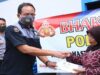 Bantuan Sosial Diberikan Polres Blora bersama PWI kepada Korban Kebakaran