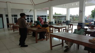 Polsek Kawunganten Cilacap Ajak Masyarakat Terapkan Protokol Kesehatan