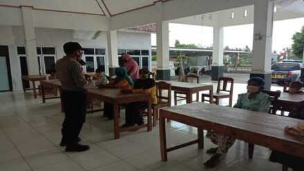 Polsek Kawunganten Cilacap Ajak Masyarakat Terapkan Protokol Kesehatan