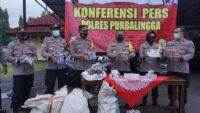 Ribuan Petasan Disita dan Musnahkan Polres Purbalingga