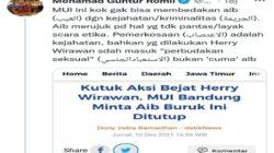 Guntur Romli Heran, Kasus Kriminalitas Herry Wirawan Malah MUI minta menutup Aibnya