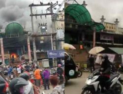 Pasar Kroya Cilacap Terbakar