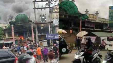 News Flash: Video Detik-Detik Pasar Kroya Cilacap Terbakar