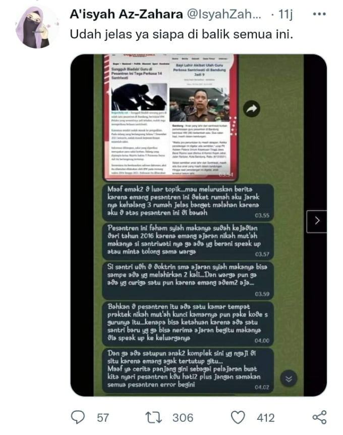 tangkapan layar whatsapp di twitter herry wirawan dikaitkan penganut syiah