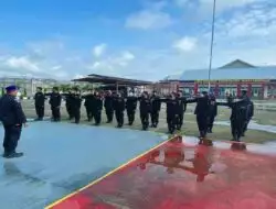 Tegakkan Kedisiplinan dan Sikap Sigap pada CPNS, Kalapas Karanganyar turun langsung dalam pembinaan PBB CPNS