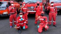 Masa PPKM di Perpanjang, Regu Pertamina Semprotkan Disinfektan